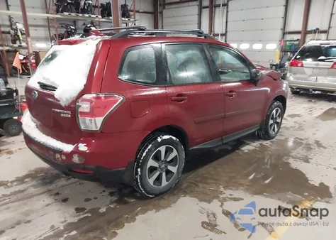 2017 Subaru Forester 2.5I z USA, uszkodzony, nr VIN JF2SJABC4HH498561